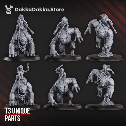 Bits - Mar-Duk Tribe Riders / Furybeasts | Midnight Sun Covenant | Dakka Dakka