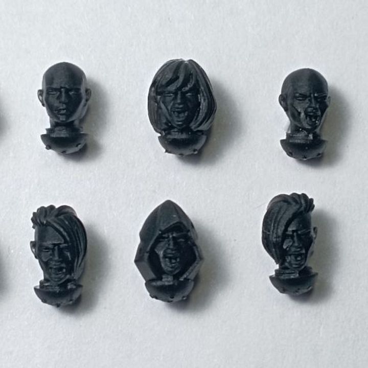 Unholy Space Coven Base Heads | Helmets & Heads | Dakka Dakka
