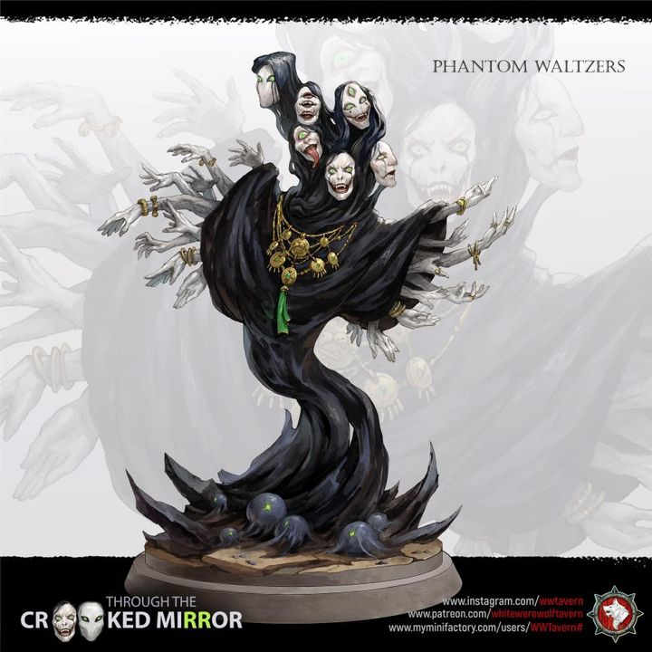 Phantom Waltzers Set | Through the Crooked Mirror | White Werewolf Tavern