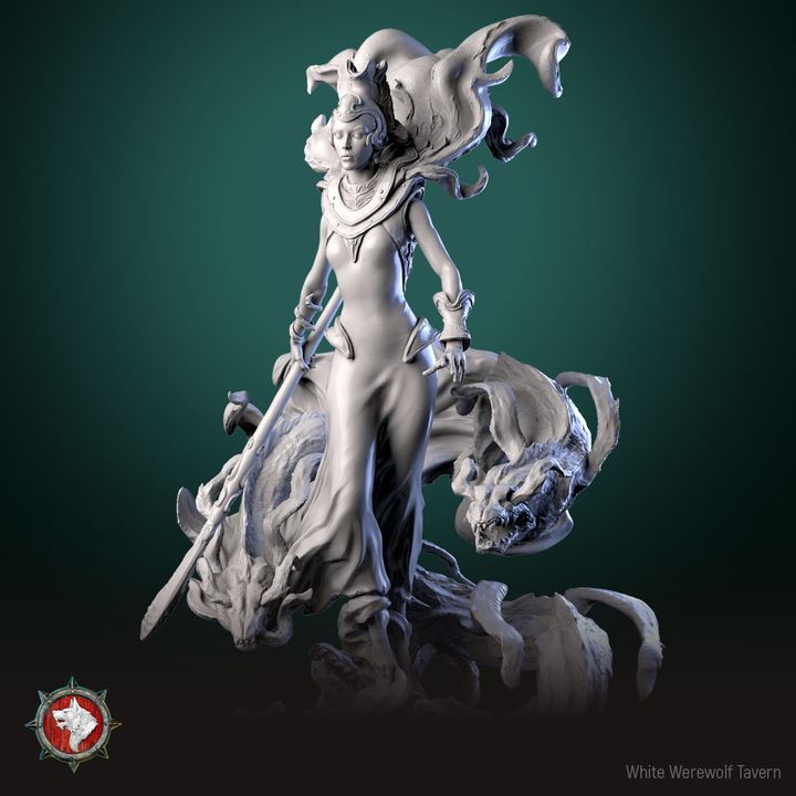 Ursula - heroic miniature | White Werewolf Tavern