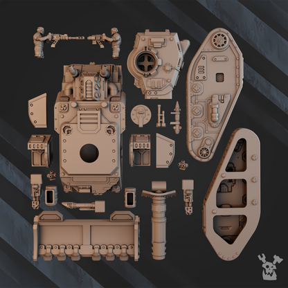Battle Tank "Lethal Rage" LR-6 | Imperial Humans | Dakka Dakka