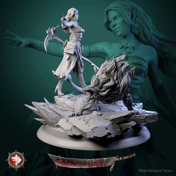 Alberta the Soulflayer - Diorama | Malevolent Mischief | White Werewolf Tavern