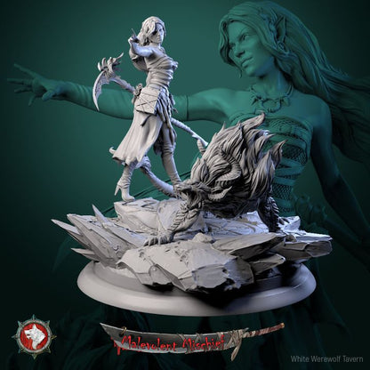 Alberta the Soulflayer - Diorama | Malevolent Mischief | White Werewolf Tavern