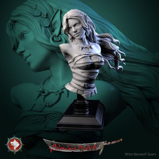 Alberta the Soulflayer - Bust | Malevolent Mischief | White Werewolf Tavern