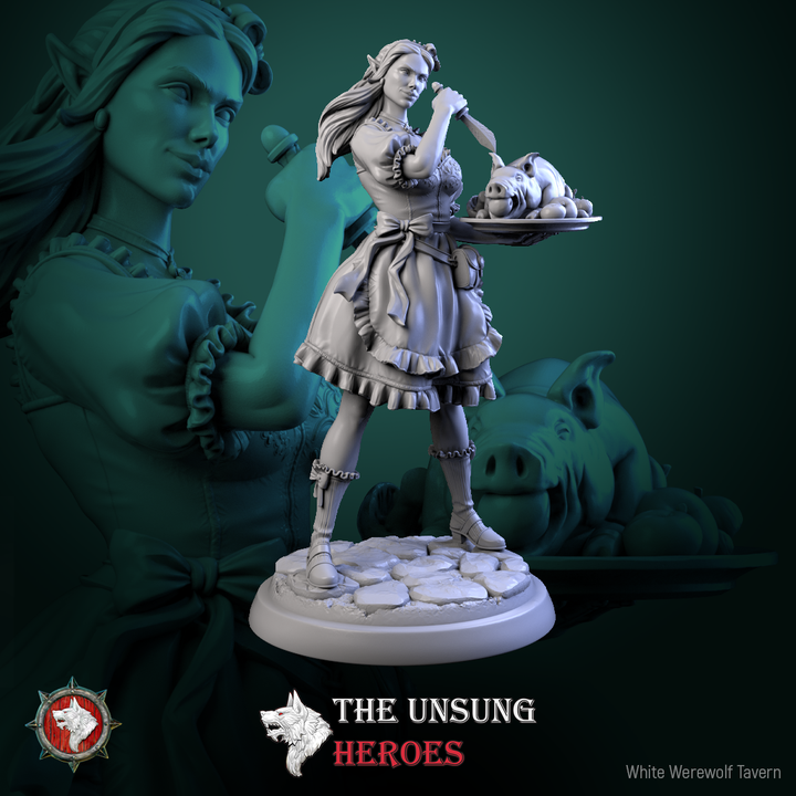 Alehouse Maids Set | The Unsung Heroes | White Werewolf Tavern