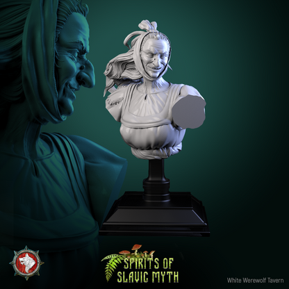 Baba Yaga - Bust | Spirits of Slavic Myth | White Werewolf Tavern