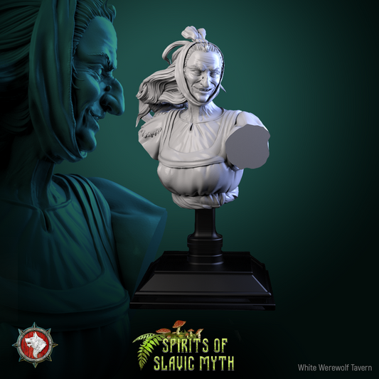 Baba Yaga - Bust | Spirits of Slavic Myth | White Werewolf Tavern