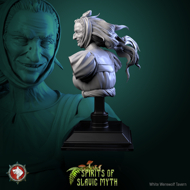 Baba Yaga - Bust | Spirits of Slavic Myth | White Werewolf Tavern