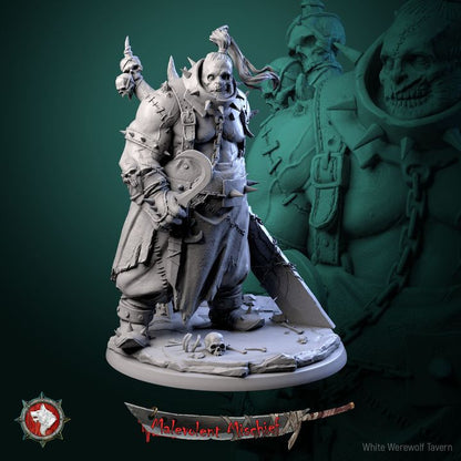 Bonesmith - heroic miniature | Malevolent Mischief | 75 mm scaled model | White Werewolf Tavern