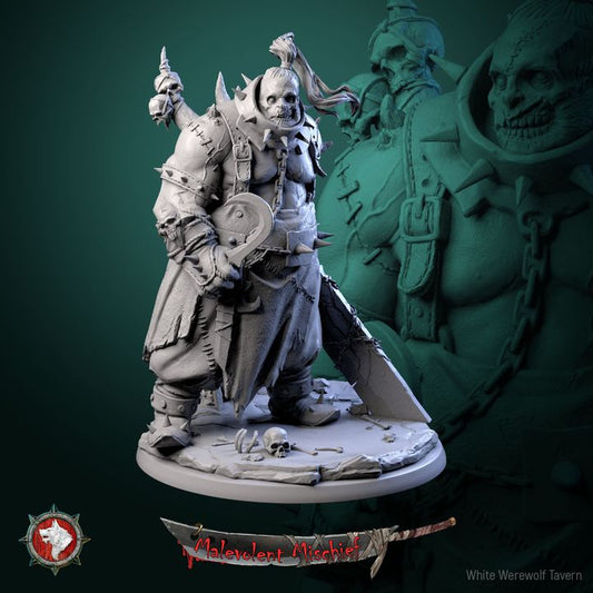 Bonesmith - heroic miniature | Malevolent Mischief | 75 mm scaled model | White Werewolf Tavern