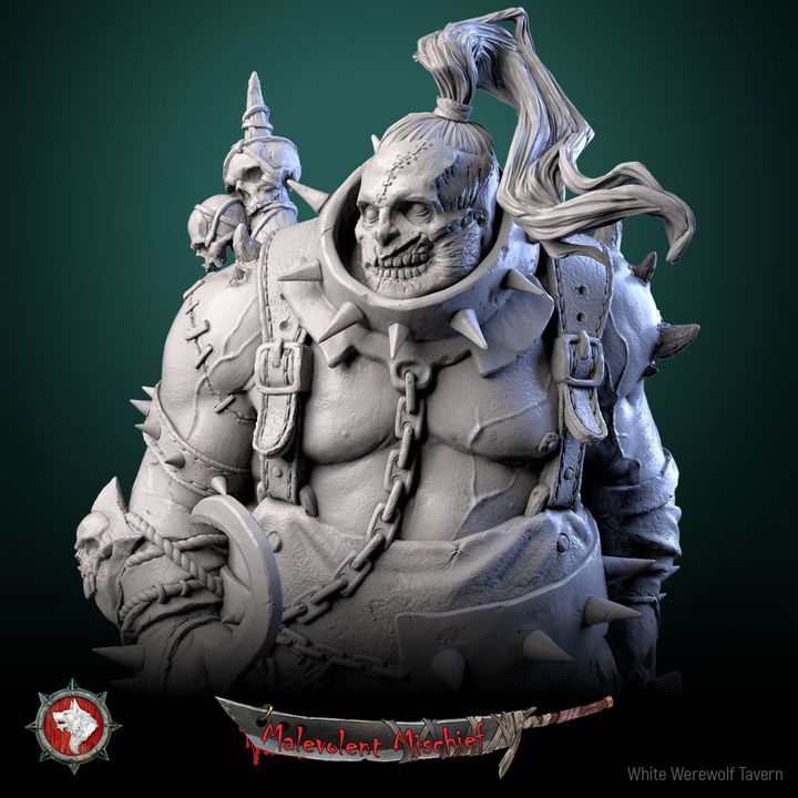Bonesmith - heroic miniature | Malevolent Mischief | 75 mm scaled model | White Werewolf Tavern