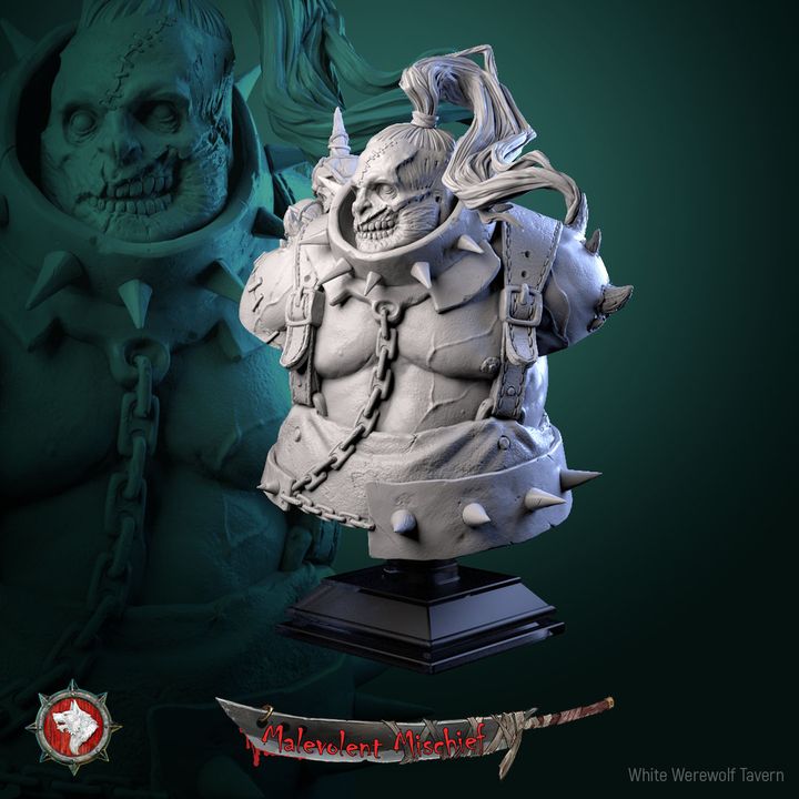 Bonesmith - Bust | Malevolent Mischief | White Werewolf Tavern