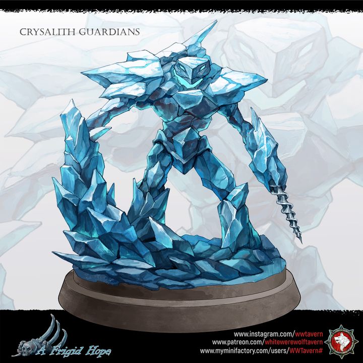 Crysalith Guardians Set | A Frigid Hope | White Werewolf Tavern