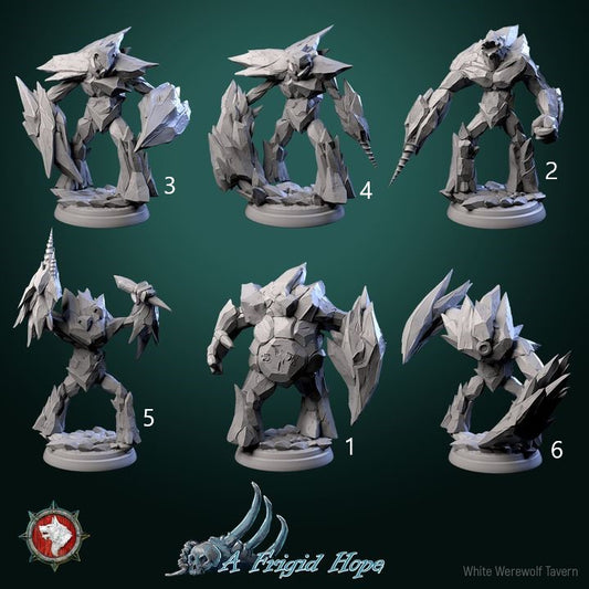 Crysalith Guardians Set | A Frigid Hope | White Werewolf Tavern