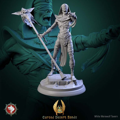 Cursed Mummies Set | Cursed Desert Sands | White Werewolf Tavern