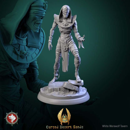 Cursed Mummies Set | Cursed Desert Sands | White Werewolf Tavern