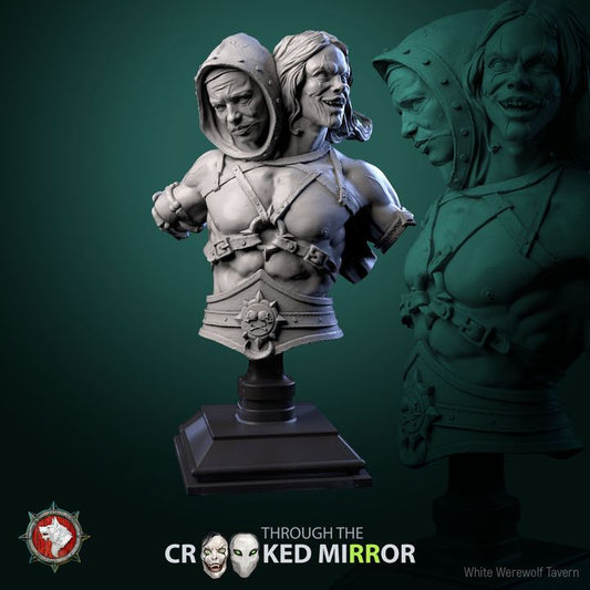 Eldrim & Drelmar, The Twofold Shade - Bust | Through the Crooked Mirror | White Werewolf Tavern