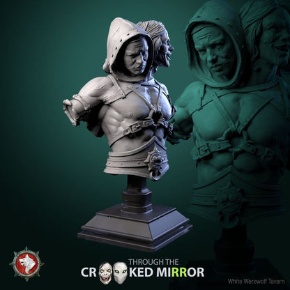 Eldrim & Drelmar, The Twofold Shade - Bust | Through the Crooked Mirror | White Werewolf Tavern