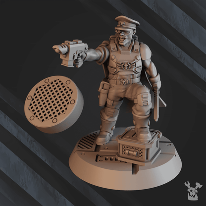 GHD Tank Commander George "Whizbang" Dillon | Imperial Humans | Dakka Dakka