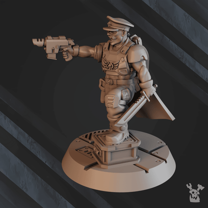 GHD Tank Commander George "Whizbang" Dillon | Imperial Humans | Dakka Dakka