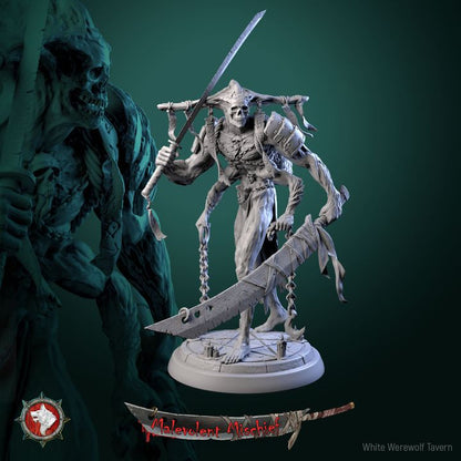 Grimblade Revenant - heroic miniature | Malevolent Mischief | White Werewolf Tavern