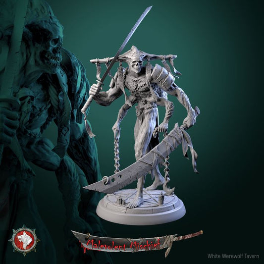 Grimblade Revenant - heroic miniature | Malevolent Mischief | White Werewolf Tavern