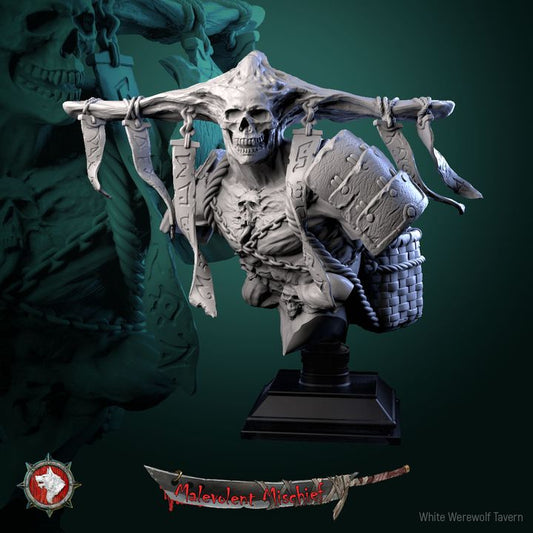 Grimblade Revenant - Bust | Malevolent Mischief | White Werewolf Tavern