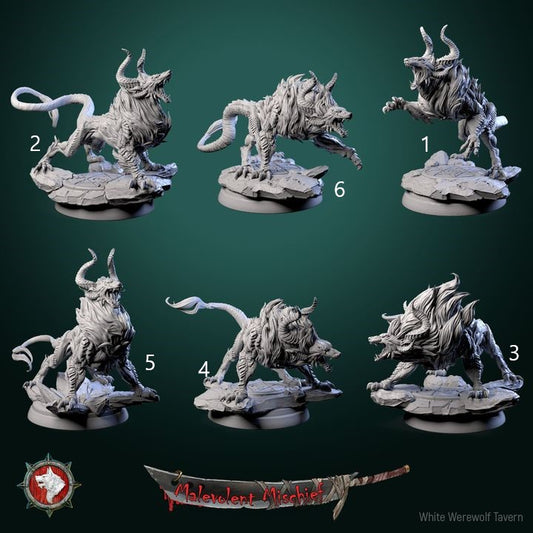 Infernohound Set | Malevolent Mischief | White Werewolf Tavern