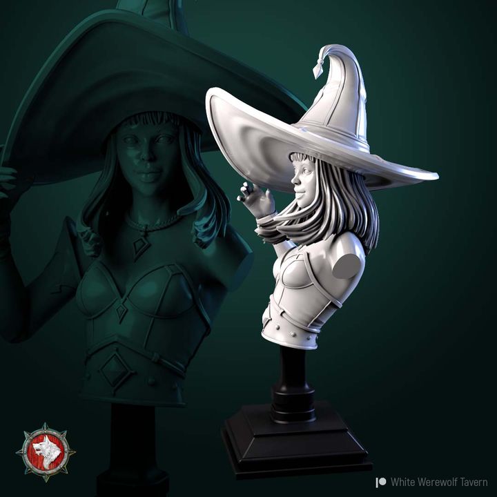 Witch - Bust | Halloween | White Werewolf Tavern