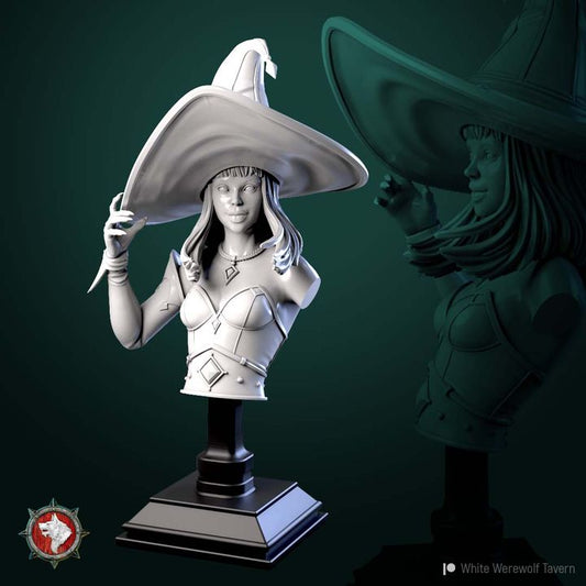 Witch - Bust | Halloween | White Werewolf Tavern