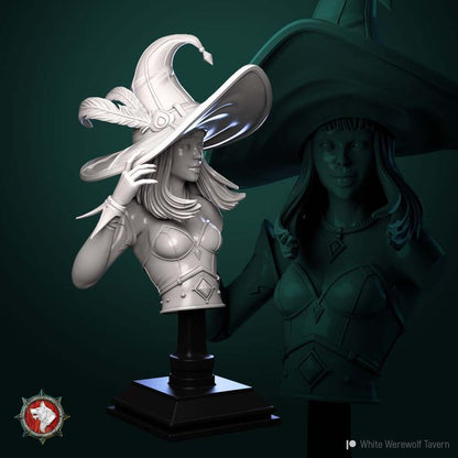 Witch - Bust | Halloween | White Werewolf Tavern