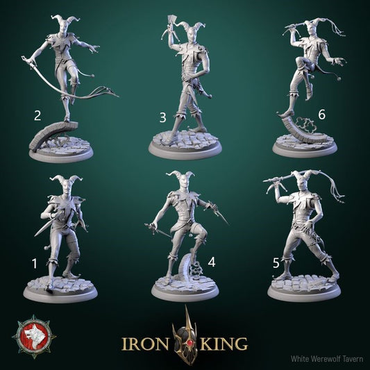 Jester Killer Set | Iron King | White Werewolf Tavern