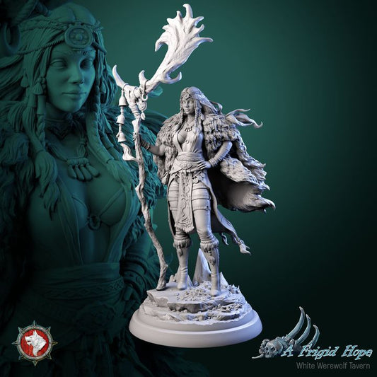 Kaelia, Witch of the Frozen Veil | A Frigid Hope | White Werewolf Tavern
