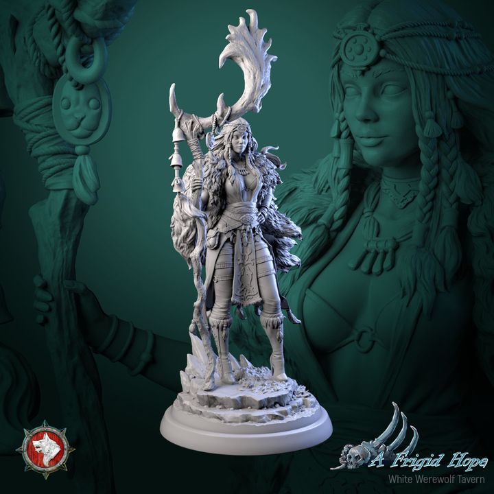 Kaelia, Witch of the Frozen Veil | A Frigid Hope | White Werewolf Tavern