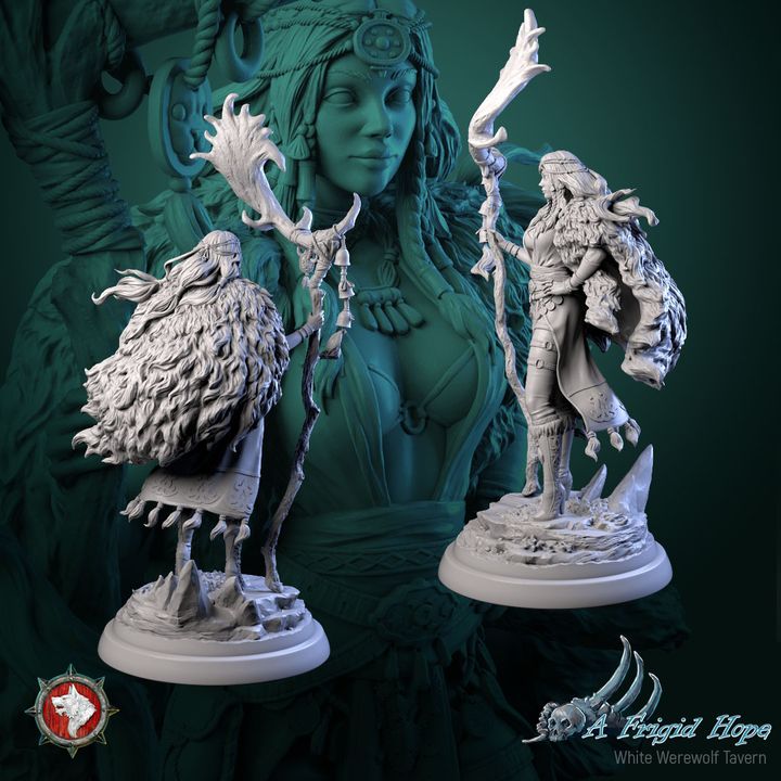 Kaelia, Witch of the Frozen Veil | A Frigid Hope | White Werewolf Tavern