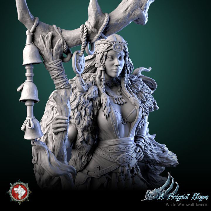 Kaelia, Witch of the Frozen Veil | A Frigid Hope | White Werewolf Tavern