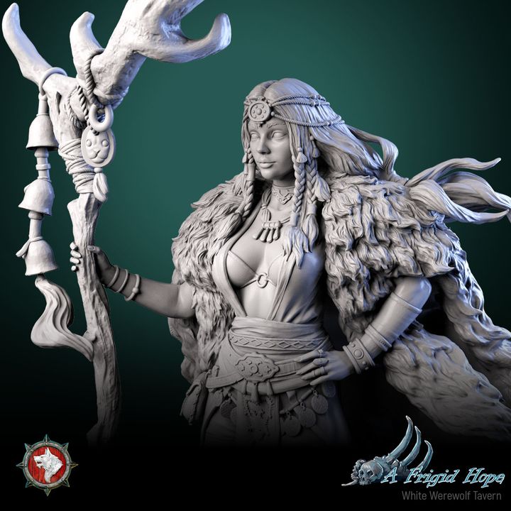 Kaelia, Witch of the Frozen Veil | A Frigid Hope | White Werewolf Tavern