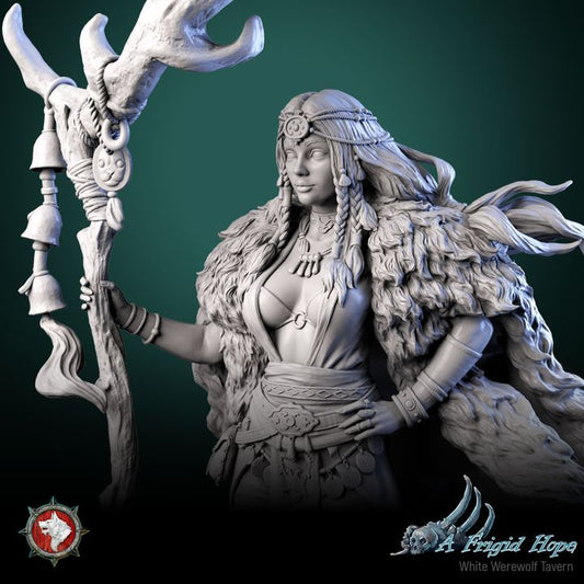 Kaelia, Witch of the Frozen Veil | A Frigid Hope | White Werewolf Tavern