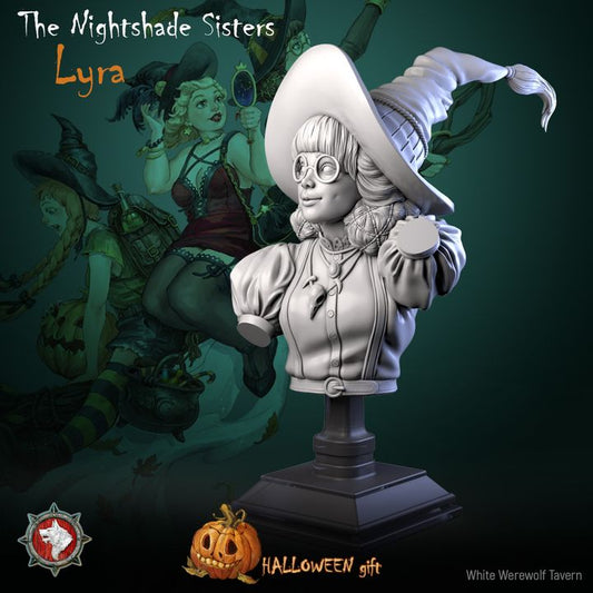 The Nightshade Sister Lyra - Bust | Halloween | White Werewolf Tavern