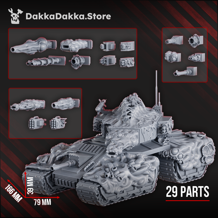Contaminated Battle Tank | Agglomerate of Sector Gribabos | Dakka Dakka