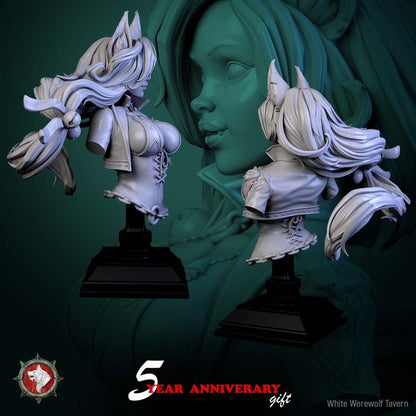 Nyx Shadowpurr - Bust | White Werewolf Tavern