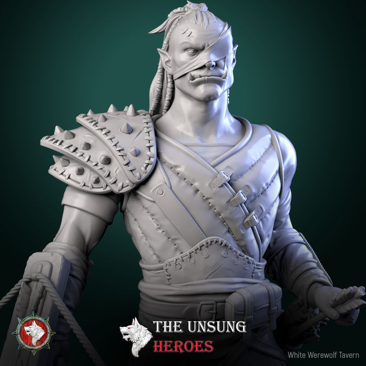 Roadside Bandit | The Unsung Heroes | 75 mm scaled model | White Werewolf Tavern