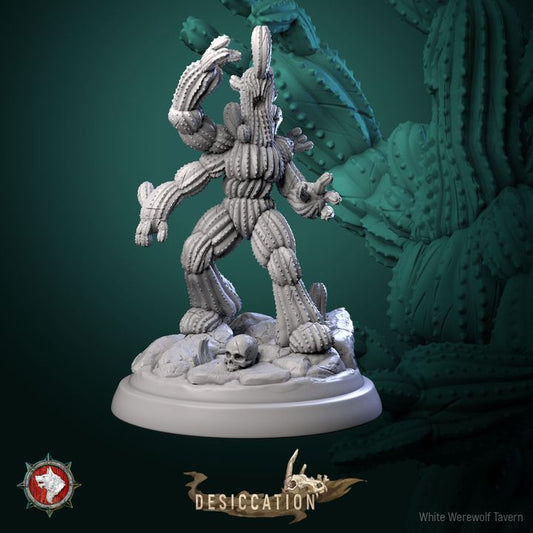 Saguaro Sentinel Cactus Golem | Desiccation | White Werewolf Tavern