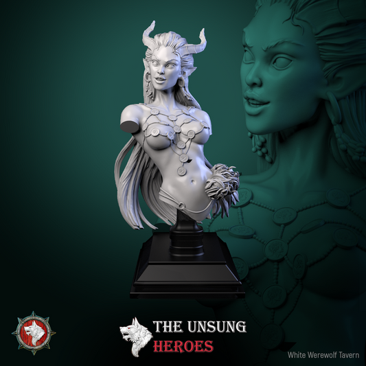 Scarlet Emberlin - Bust | The Unsung Heroes | White Werewolf Tavern