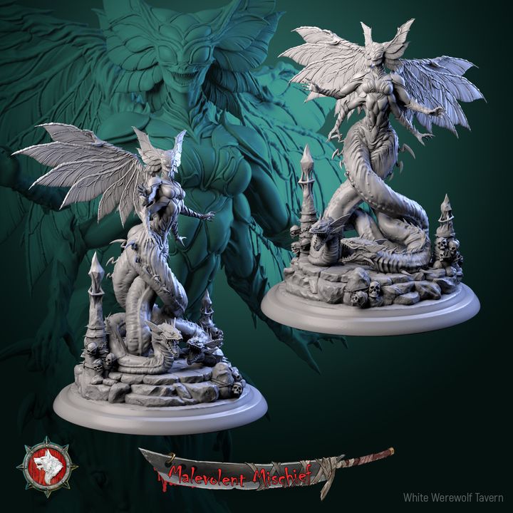 Seraphine the Dreadmother - heroic miniature | Malevolent Mischief | White Werewolf Tavern