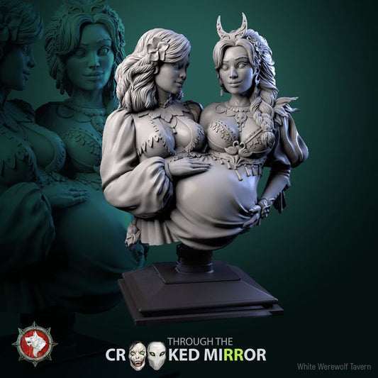 Sisters of the Shattered Cradle - Bust | Through the Crooked Mirror | White Werewolf Tavern