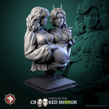 Sisters of the Shattered Cradle - Bust | Through the Crooked Mirror | White Werewolf Tavern