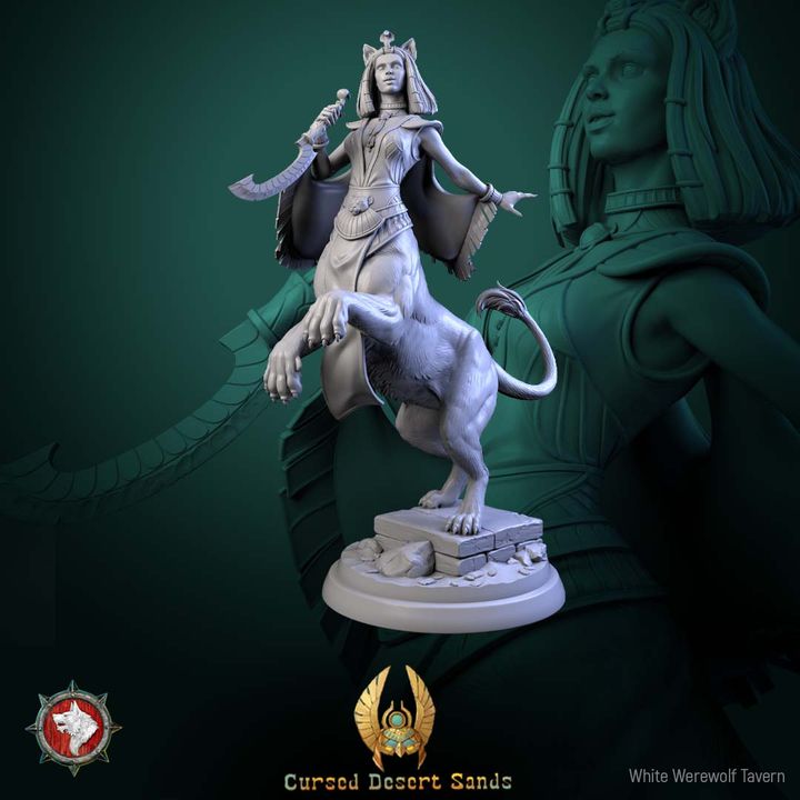 Sphinx Daughters of Sekhara Set | Cursed Desert Sands | White Werewolf Tavern