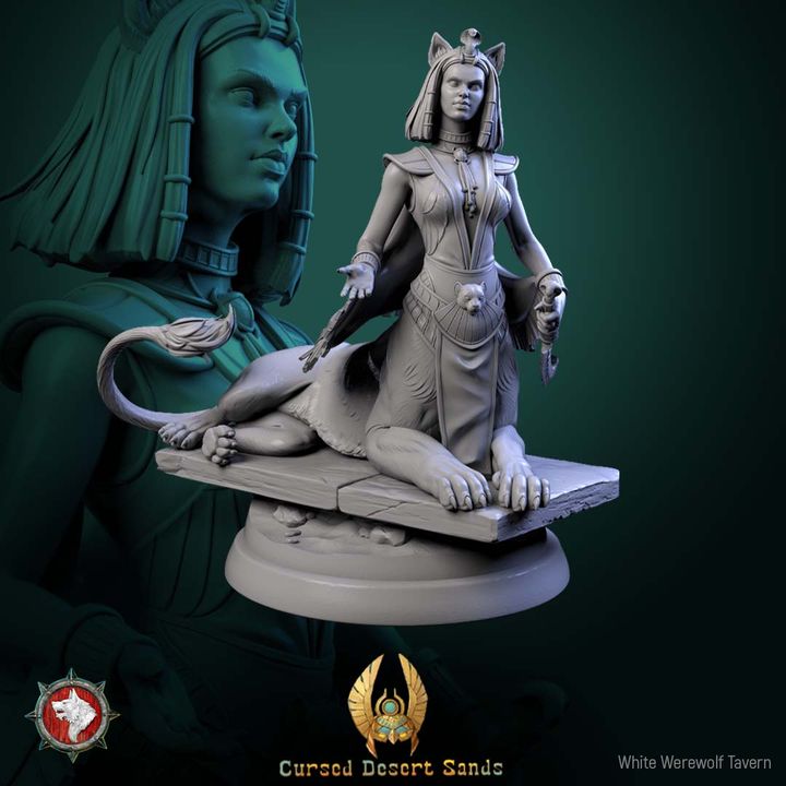 Sphinx Daughters of Sekhara Set | Cursed Desert Sands | White Werewolf Tavern