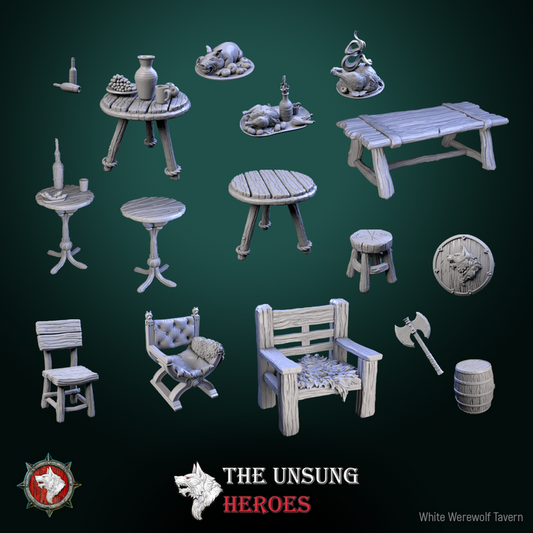 Tavern Fixtures | The Unsung Heroes | White Werewolf Tavern